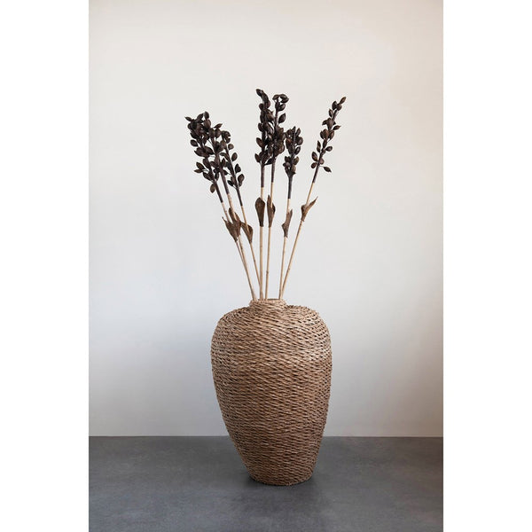 Rattan Floor Vase