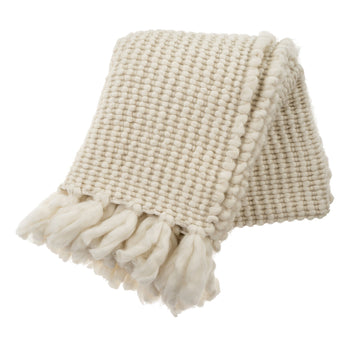 Verbier Chunky Throw - Cream