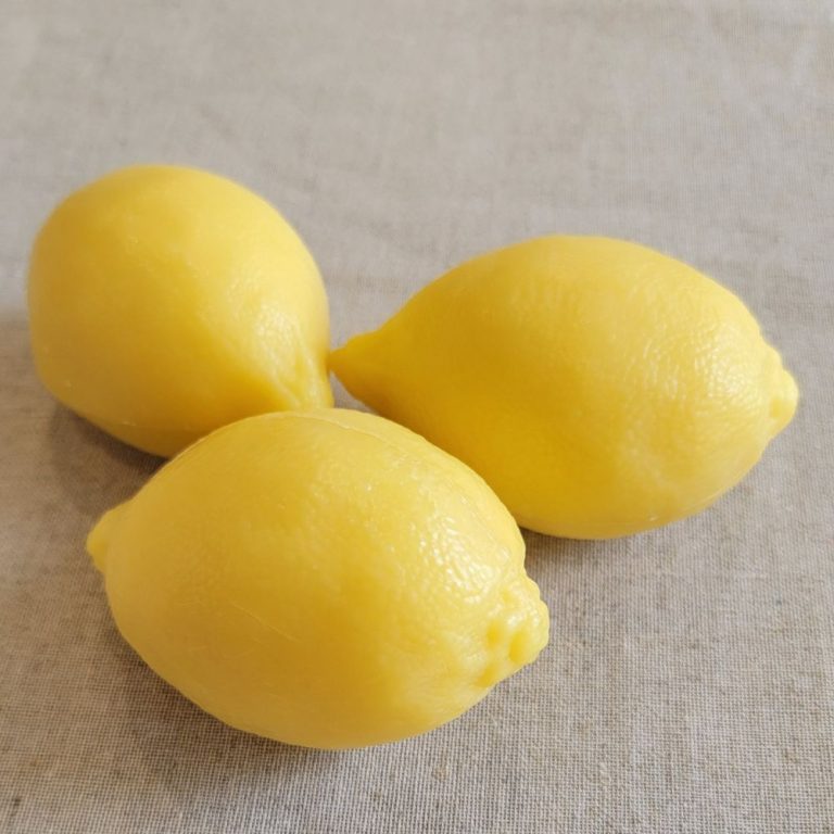 3 lemon-like soaps that smells like actual lemons. 