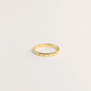 JaxKelly Gold Celestial Ring .