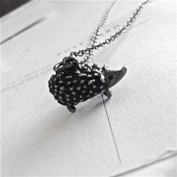 Hedgehog Pendant Necklace