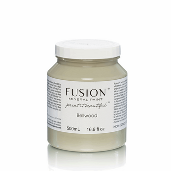 Fusion Mineral Paint Bellwood, 500ml jar, versatile sage green eco-friendly paint for DIY furniture and home decor projects