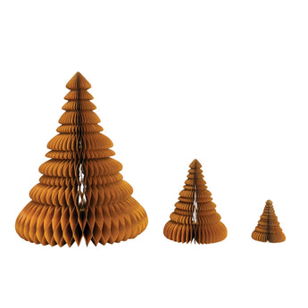 Honeycomb paper tree in 3 sizes, sold as a set. 