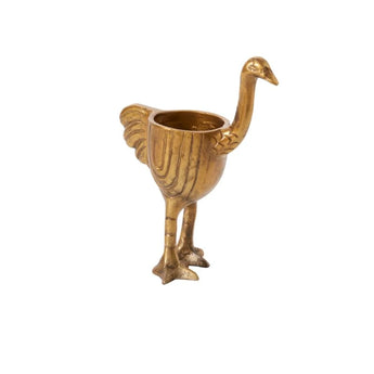 Ostrich pot with 2.5" pot hole. 
