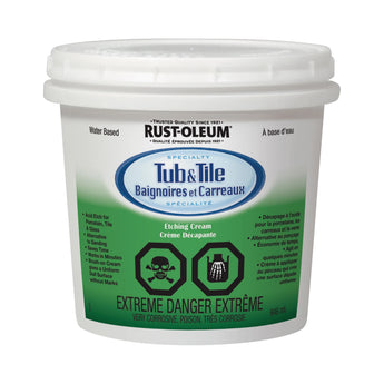 Rust-oleum tub & tile etching cream.