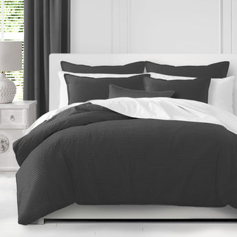 Soma Cotton Waffle Queen Duvet & Sham Set