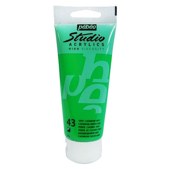 Pébéo Studio Acrylics 100 ml. - 43 Cadmium Green Hue