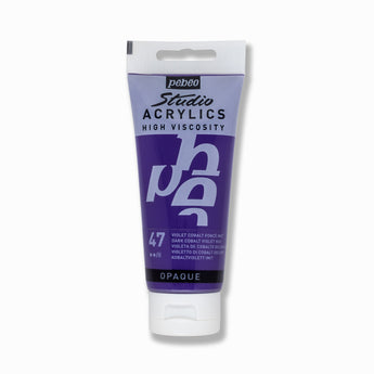 Pébéo Studio Acrylics 100 ml. - 47 Dark Cobalt Violet Hue