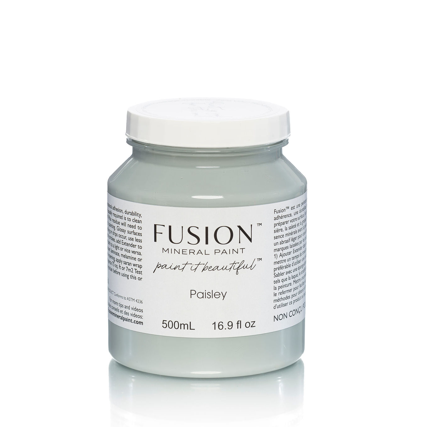 Fusion Mineral Paint Paisley, 500ml jar, multi-tone blue inspired by the rivers of Paisley, Scotland