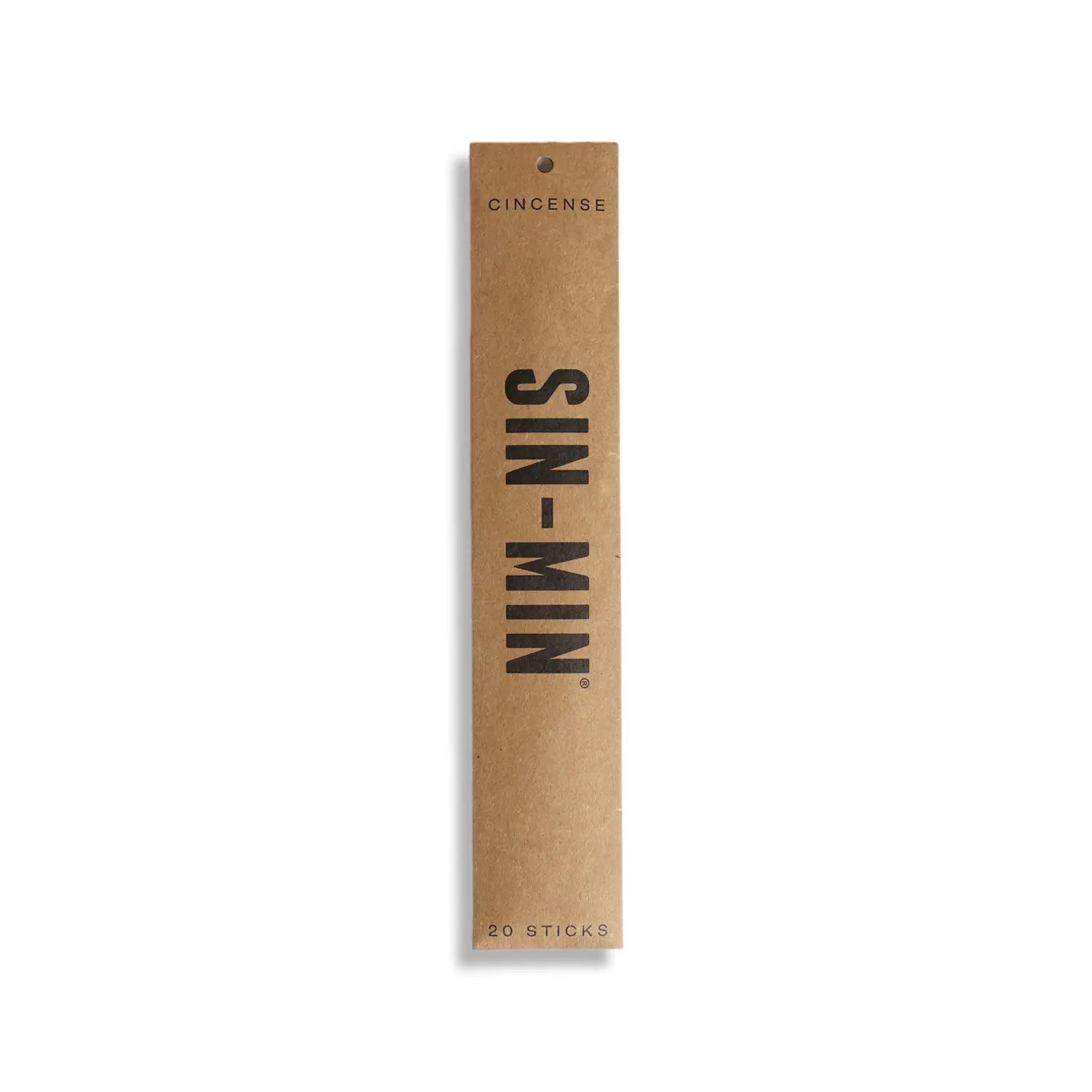 SIN-MIN Incense sticks packaging contains 20 sticks. 