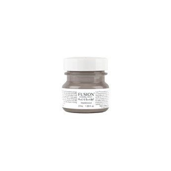 Fusion Mineral Paint Hazelwood, 37ml tester jar, deep grey with warm undertones